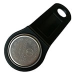 DS1991L-F5 MultiKey iButton with Black Fob Assembled