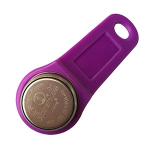 i Button Key Fob with DS1990A-F5 - Purple