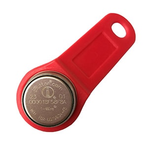 iButton Fobs with DS1990A-F5 - Red Color