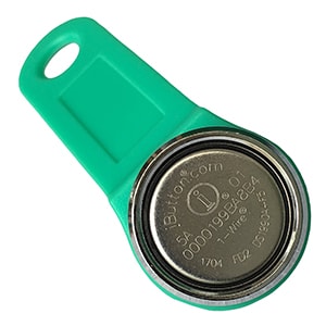 Magnetic iButton with Green Key Fob