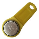 TM1990A F5 iButton Key Tag with Yellow Fob